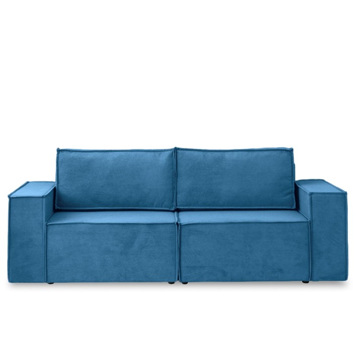 Диван – кровать «Виго», механизм еврокнижка, НПБ, велюр, цвет синий