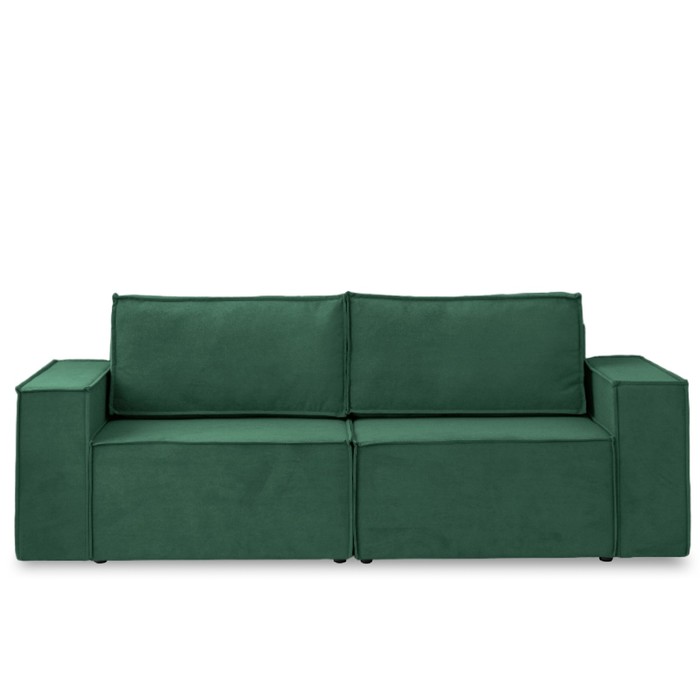 Диван – кровать «Виго», механизм еврокнижка, НПБ, велюр, цвет зелёный